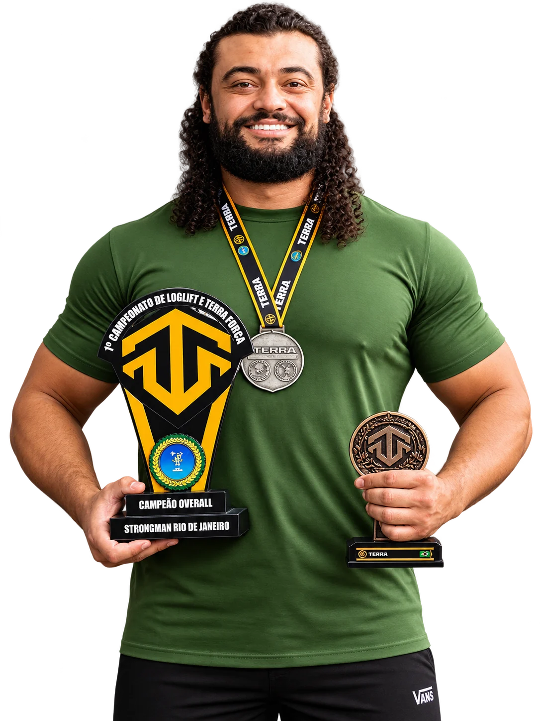Treinador Molina, personal trainer e atleta de força